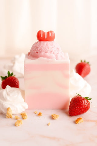 Strawberry Sundae Scoop Soap Bar